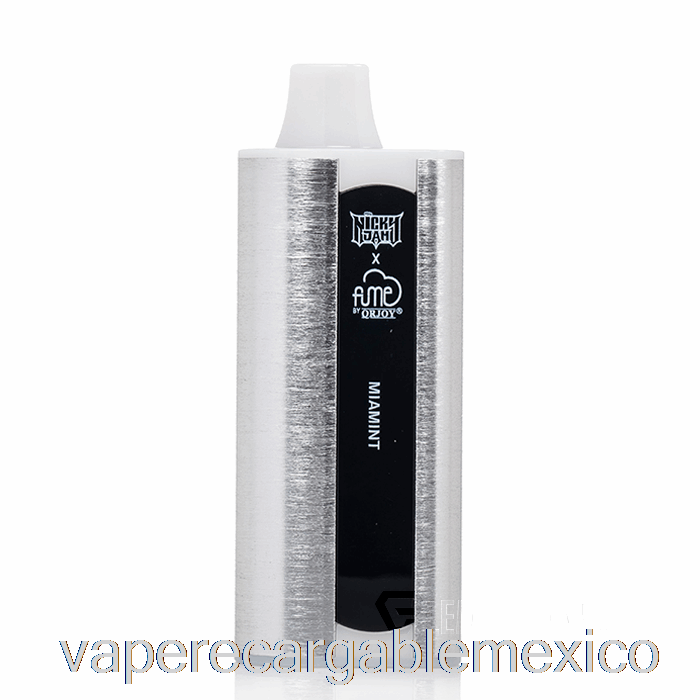 Vape Recargable Nicky Jam X Fume 10000 Desechable Miamint